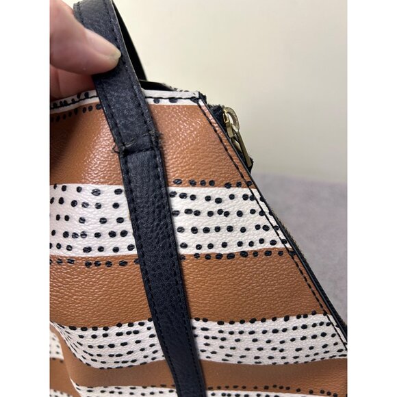 Fossil Rachel Striped Polka Dot Tote Bag - Picture 5 of 15